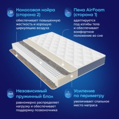 Матрас buyson BuyFit, независимые пружины, 160x200 см2