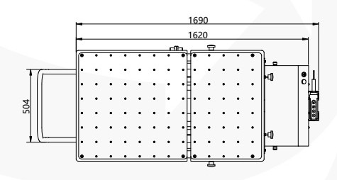 Платформа подъемная передвижная KraftWell KRWLT-12E с электрогидравлическим приводом