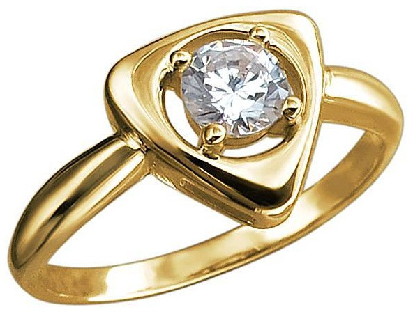 Эстет 01К1313030_э размер 16.5 вес 2.88 г золото, фианит