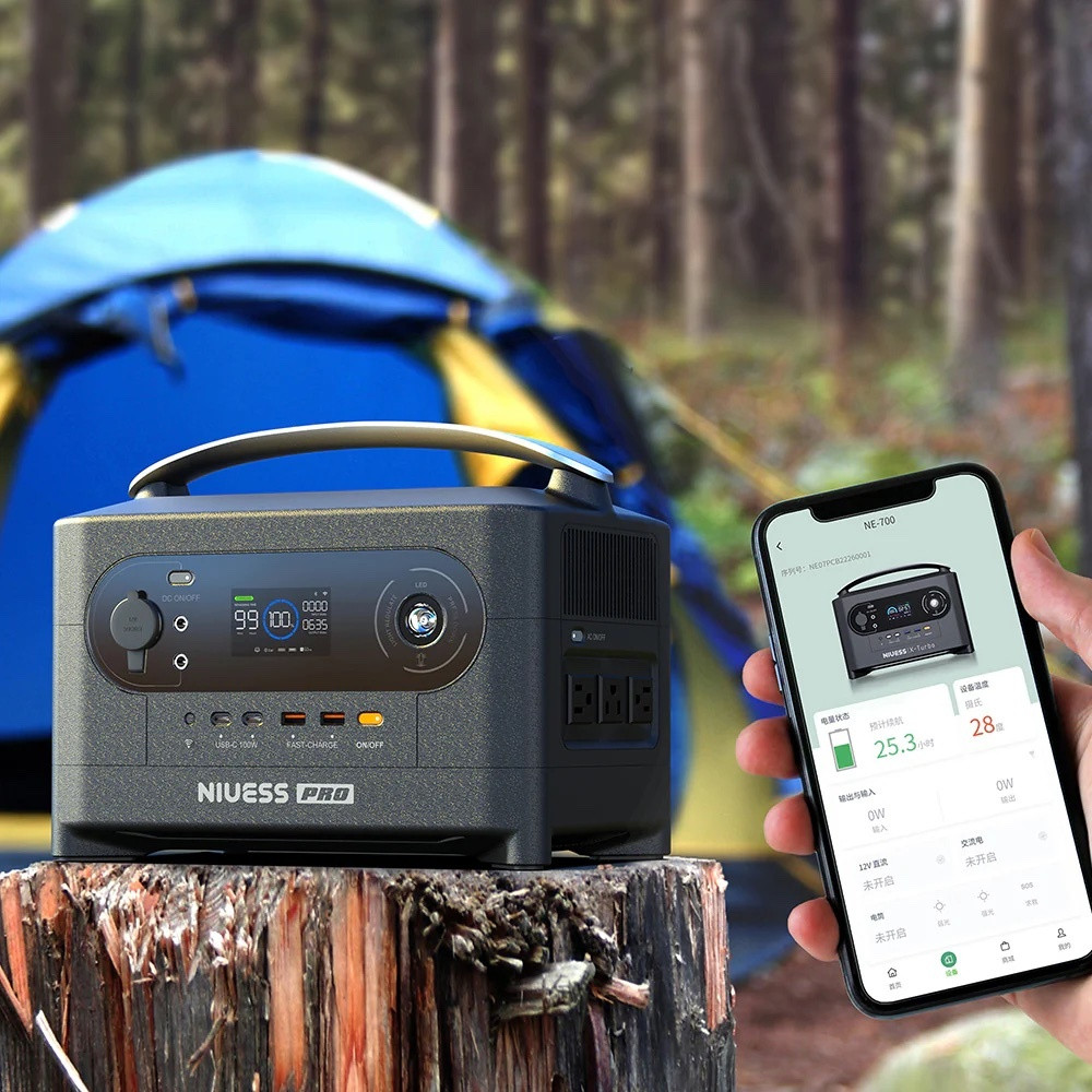 Niuess Ne-700 pro Black (EU) 700w power station