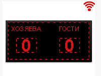 Табло электронное 160 х112см (внеш 165х117 ) красн с ПО WiFi