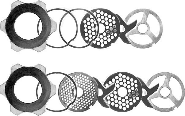 Мясорубка настольная ТМ-32М (200 кг/ч, 1,55кВт, 220В, масса 45кг)