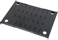 Полка Lanmaster DC, перфорированная, 1070 мм Г, нагрузка до 280 кг, для шкафов DC, цвет: чёрный