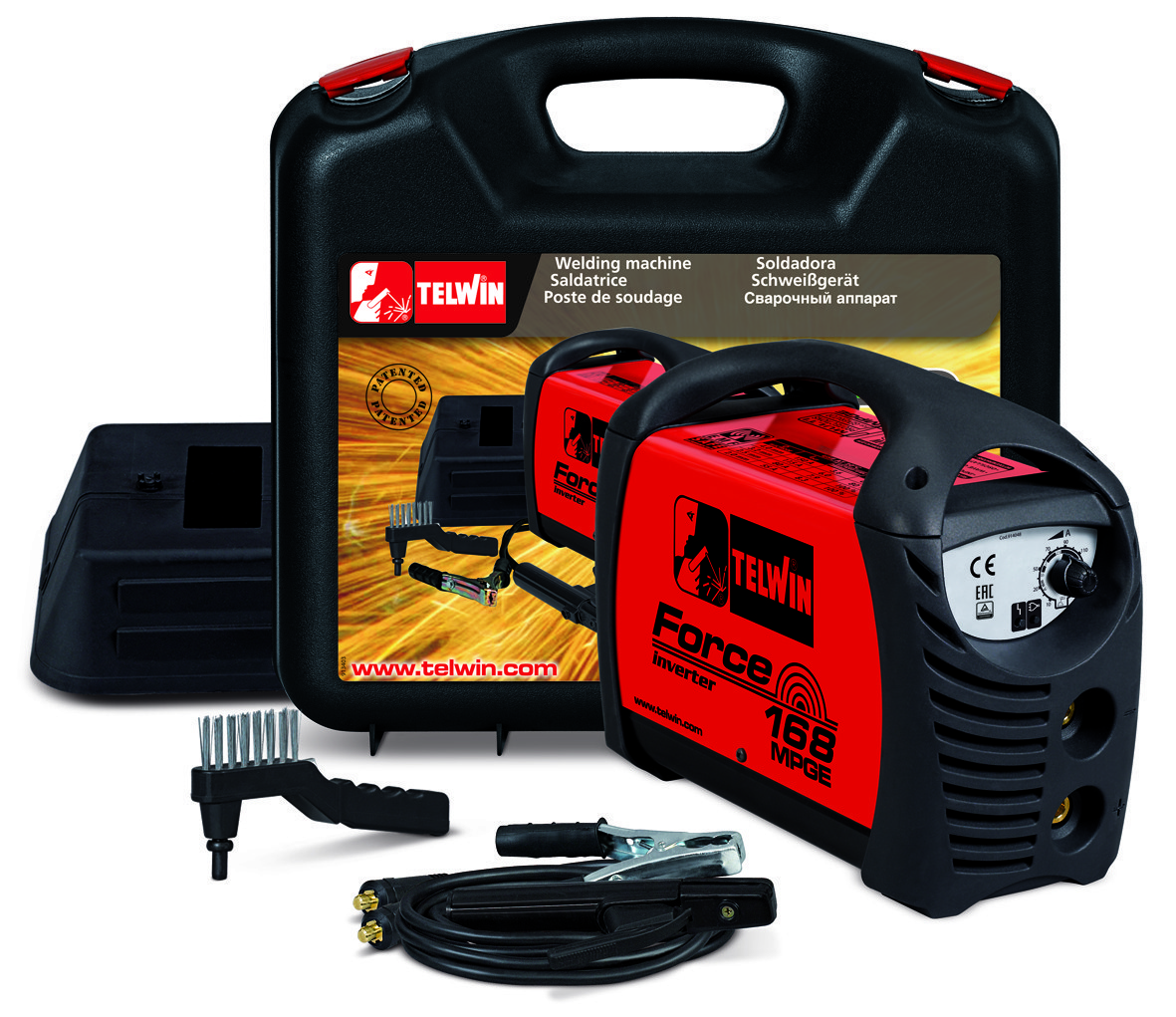 Сварочный аппарат FORCE 168 MPGE 230V ACX PLASTIC C. CASE (816211)