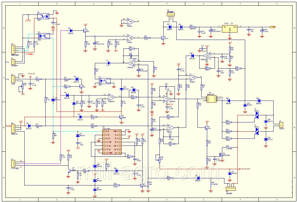 Закрытый Подающий Механизм, 4 Ролика Для PRO MIG/MMA-400/500F / Wire Feeder