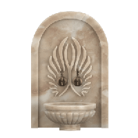 Мраморная арка АМ-25 для курны в хамам