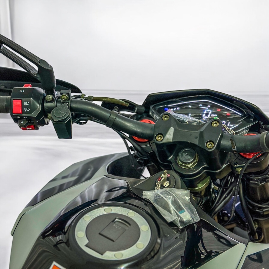 Мотоцикл Tekken 3.0 черный, серый