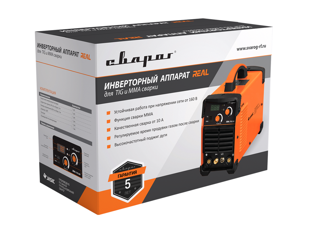 Сварочный инвертор Сварог REAL TIG 200 (W223)