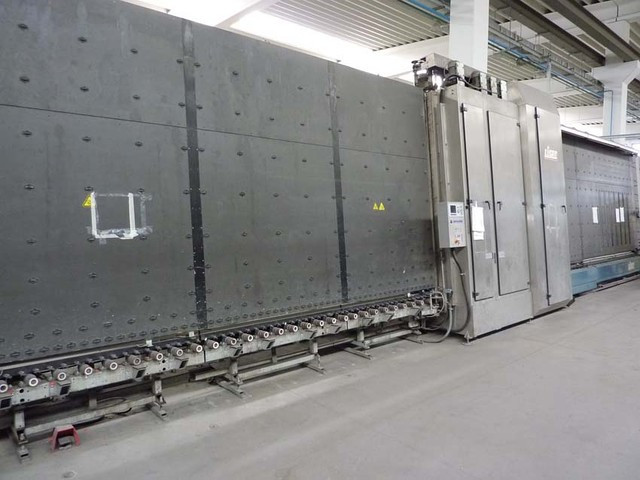 Стеклопакетная линия Lisec 2500Х3500 с газ прессом и роботом герметизации
