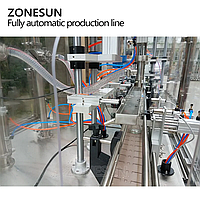 ZONESUN ЭЛЕКТРИЧЕСКАЯ ЭТИКЕТИРОВОЧНАЯ МАШИНА ДЛЯ КРУГЛЫХ БУТЫЛОК ВЕРТИКАЛЬНОГО ТИПА С 6 НАСАДКАМИ ДЛЯ РОЗЛИВА3
