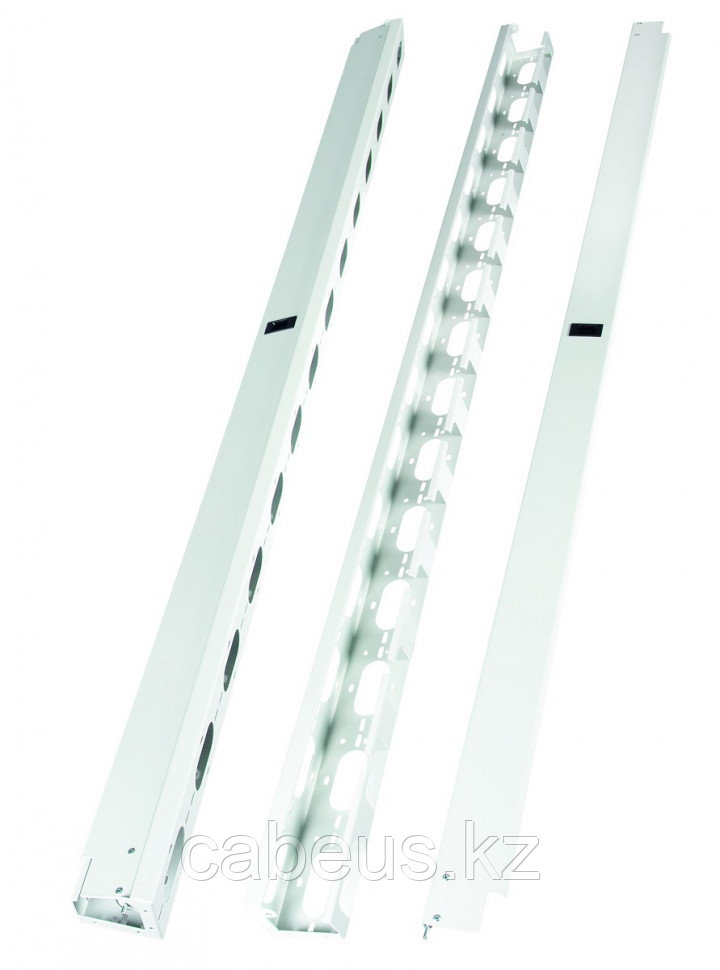 Организатор коммутационных шнуров Datarex, 42HU, 800 мм Ш, вертикальный, для шкафов, цвет: серый, (2 шт в