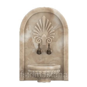 Мраморная арка АМ-28 для курны в хамам