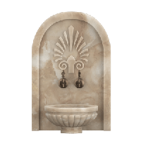 Мраморная арка АМ-28 для курны в хамам