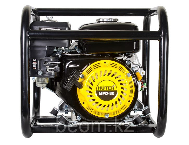 Мотопомпа Huter MPD-80 (Ø 80 мм | л/мин 1300 | л.с.7 | Высота напора, м 32 | Глубина, м 8 | для грязной воды)