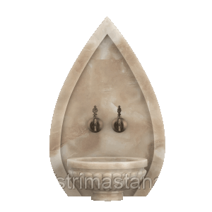 Мраморная арка АМ-70 для курны в хамам