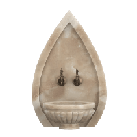 Мраморная арка АМ-70 для курны в хамам