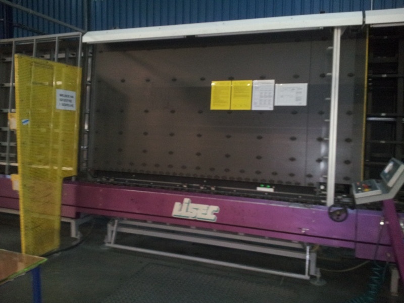 Стеклопакетная линия LISEC 1600 Х 5000 с газ прессом и роботом 2003 год