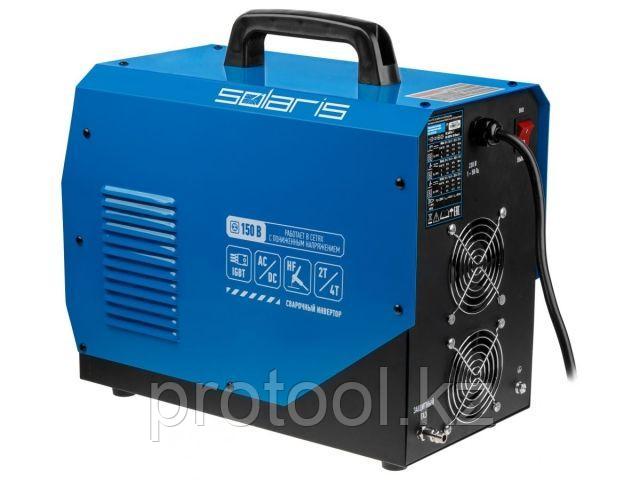 Инверторный аппарат аргонодуговой сварки SOLARIS TIG-220 AC/DC (AC/DC TIG; HF; MMA; 200 A; 150 В-240 В)