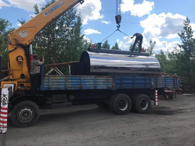 Паровой газовый котел КВ-800, парогенератор