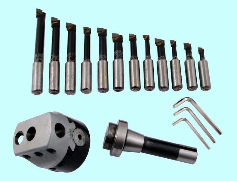 Головка расточная CNIC d 75мм, D расточки 12-120мм, хв-к 7:24-40BT (MAS403) для станков с ЧПУ, с к-том резцов