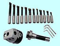 Головка расточная CNIC d 75мм, D расточки 12-120мм, хв-к 7:24-40BT (MAS403) для станков с ЧПУ, с к-том резцов