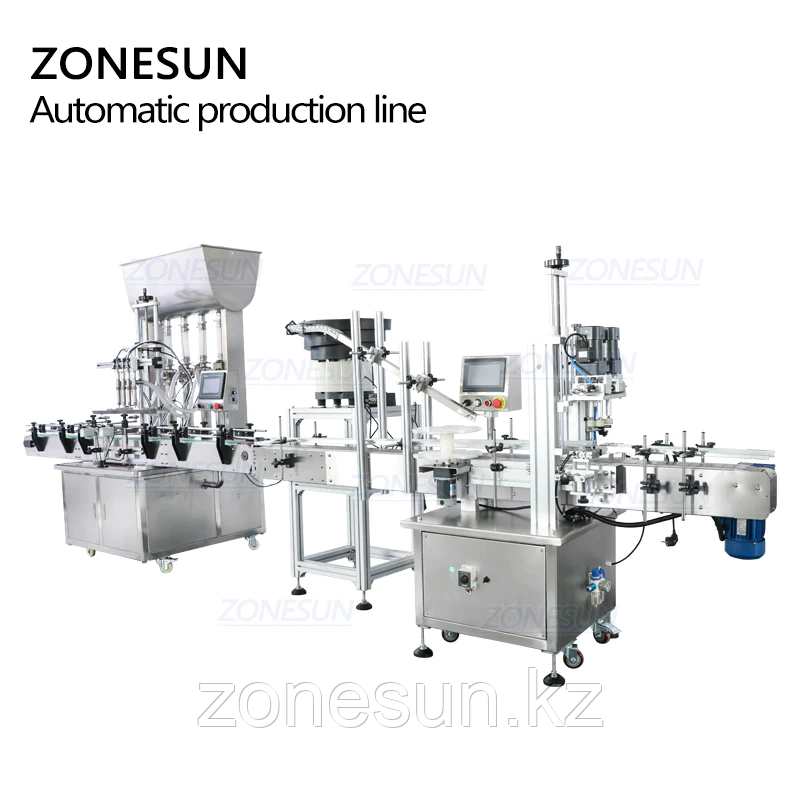 ZONESUN ZS-FAL180A7 МАШИНА ДЛЯ РОЗЛИВА И УКУПОРКИ ПАСТЫ С ВИБРАЦИОННЫМ УСТРОЙСТВОМ ПОДАЧИ КРЫШЕК