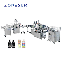 ZONESUN ZS-FAL180R4 ЭТИКЕТИРОВОЧНАЯ МАШИНА ДЛЯ РОЗЛИВА И УКУПОРКИ ПОРШНЕВОЙ ЖИДКОСТИ С КОНВЕЙЕРНОЙ ЛЕНТОЙ