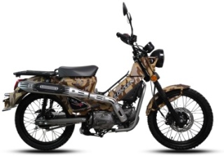 Мотоцикл BamX BX-250-Yami коричневый, бежевый6
