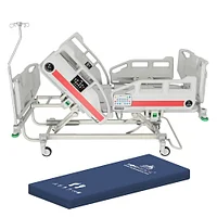 Реанимационная кровать многофункциональная, Турция. Матрас и инфузионная стойка в комплекте
