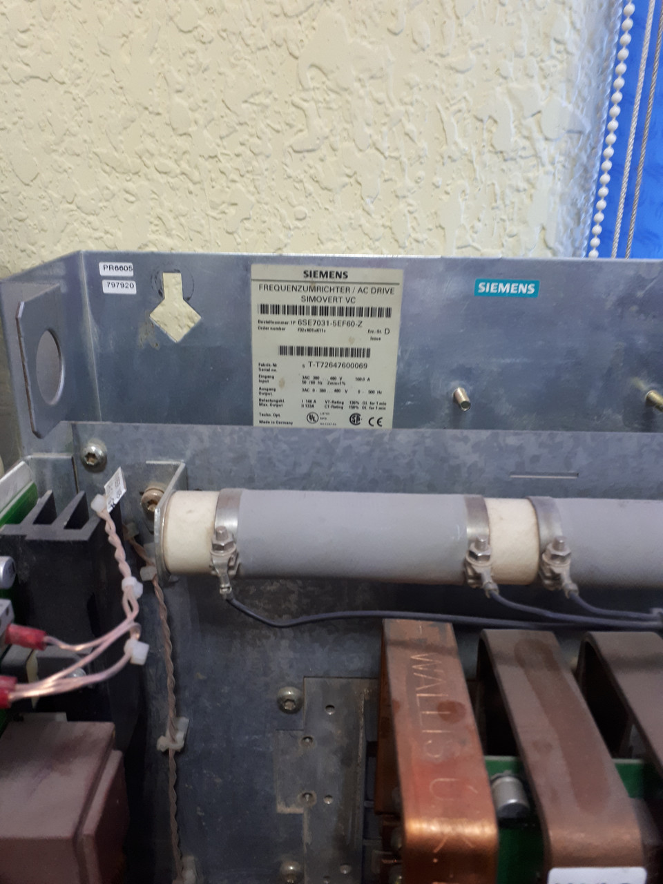 Частотный преобразователь 75кВт 6SE7031-5EF60-Z SIMOVERT