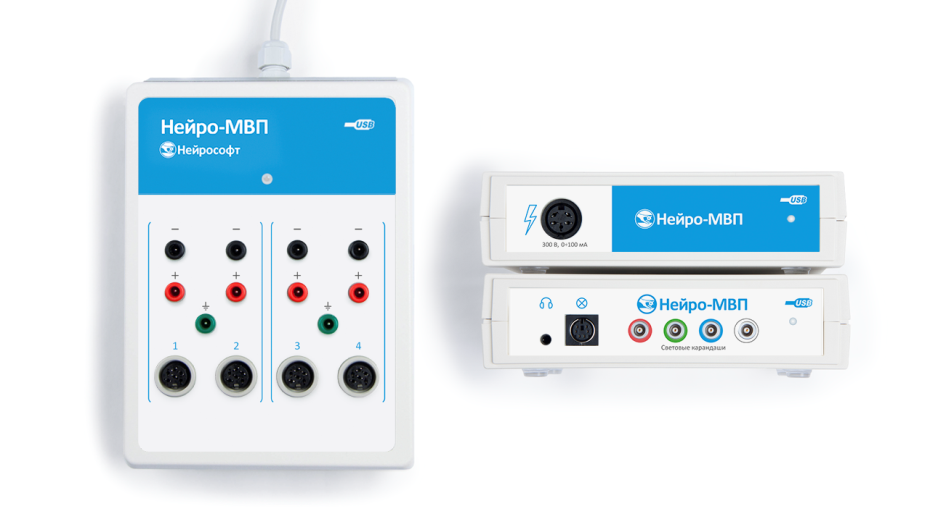 4-канальный электронейромиограф с функциями исследования вызванных потенциалов мозга. Нейро-МВП-4
