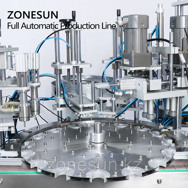 МАШИНА ДЛЯ РОЗЛИВА И УКУПОРКИ ЖИДКОЙ ПАСТЫ ZONESUN НА ЗАКАЗ С РАСШИФРОВЩИКОМ БУТЫЛОК