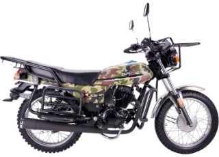 Мотоцикл Racer Tourist RC150-23A черный, зеленый