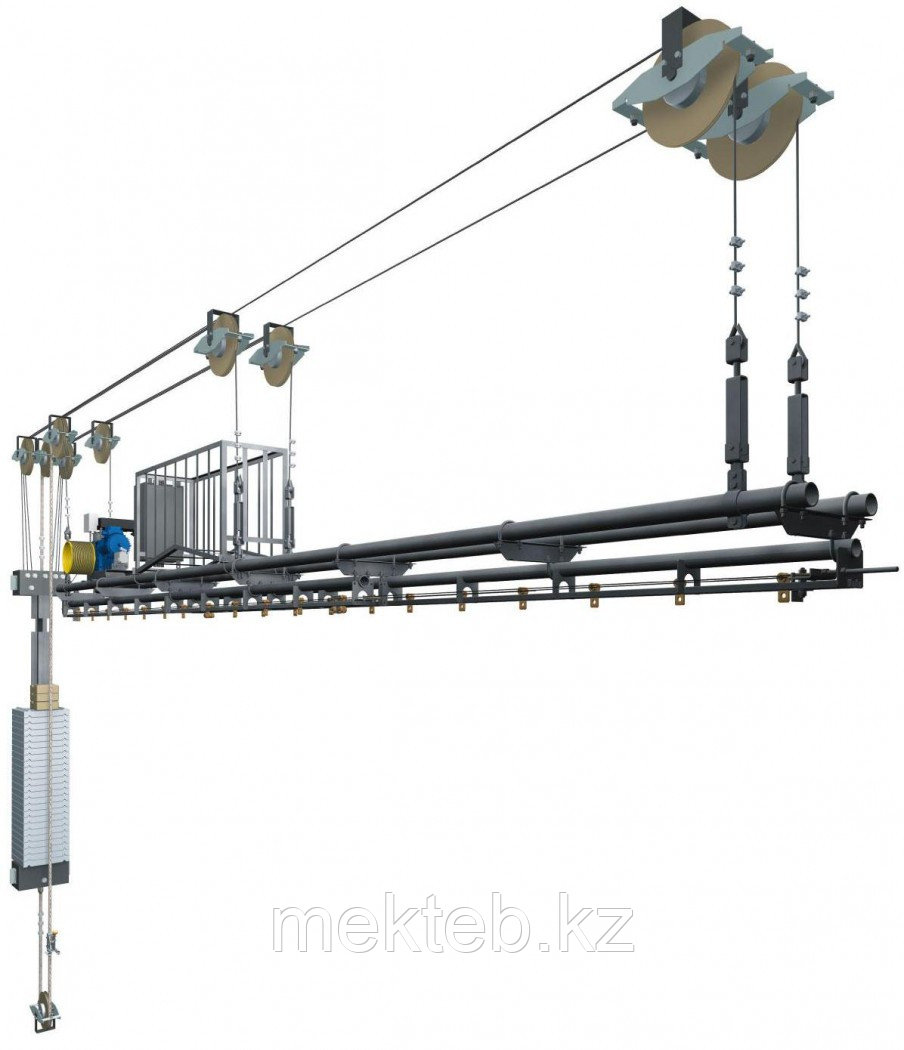 Механизм антрактно-раздвижного занавеса