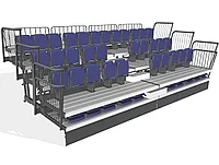 Раздвижные трибуны исполнение Премиум