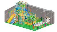 Детская игровая зона 54 кв.м