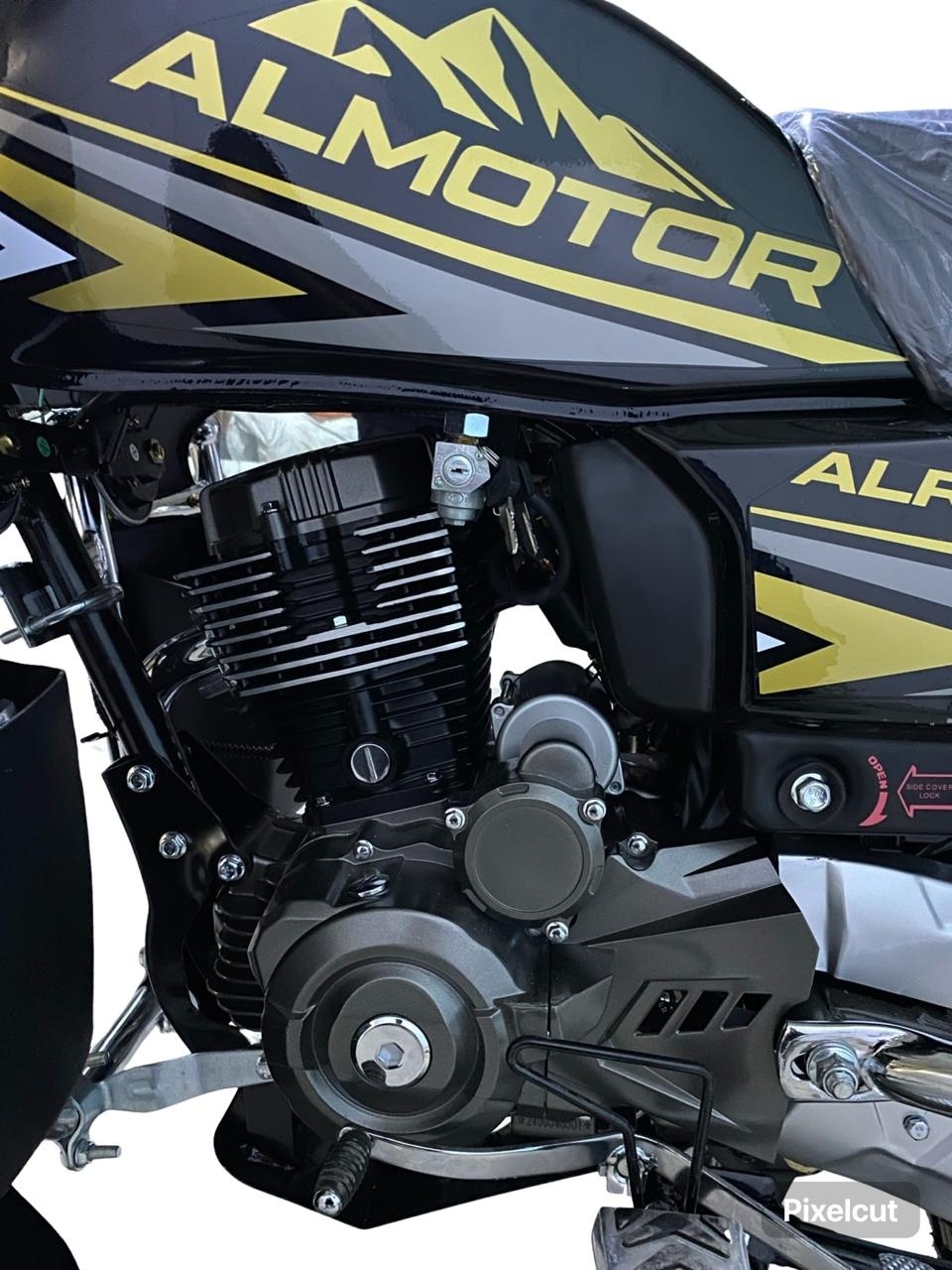 Мотоцикл Almotor ALR200 черный, золотистый