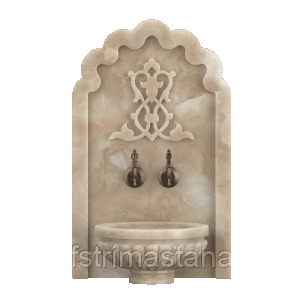 Мраморная арка АМ-17 для курны в хамам