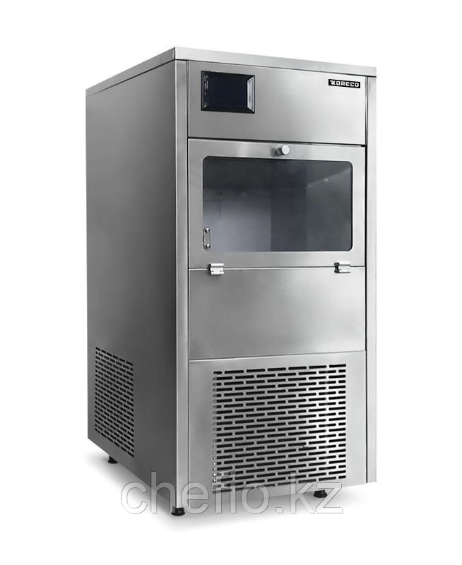 Льдогенератор чешуйчатого льда 100 кг/сут, бункер 30 кг, корпус из нержавеющей стали Koreco AZ100/30MAR