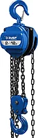 ЗУБР 2 т, 12 м, таль ручная цепная шестеренная ТШ-2-12 43083-2_z01 Профессионал0