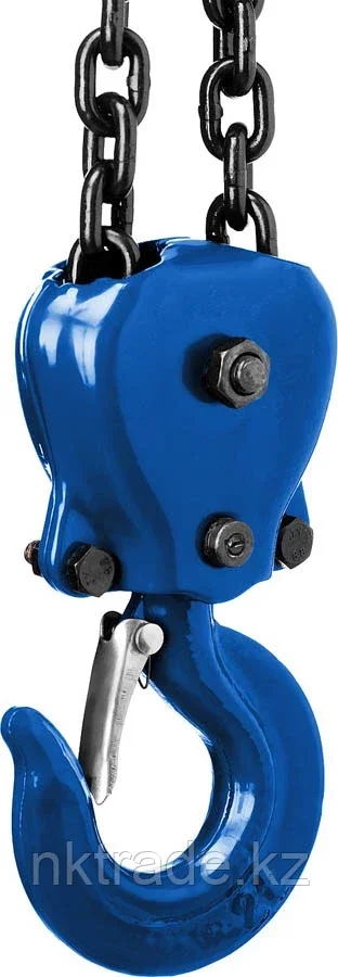 ЗУБР 2 т, 12 м, таль ручная цепная шестеренная ТШ-2-12 43083-2_z01 Профессионал