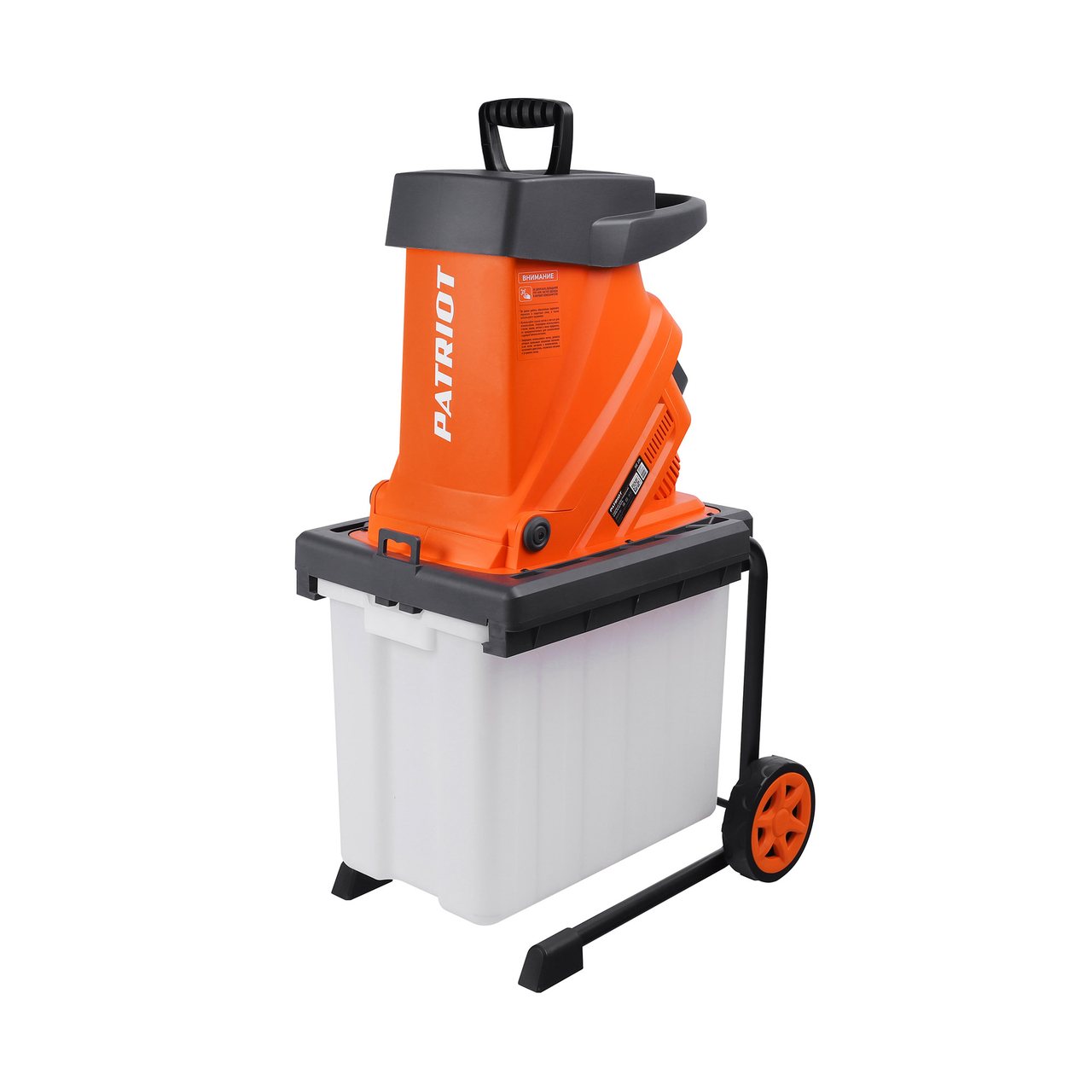 Измельчитель электрический PATRIOT SE26, 2600Вт, макс диаметр веток 40мм, 4500 об/мин, пластик бак 50л