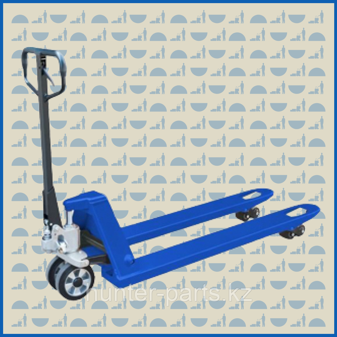 Тележка гидравлическая низкопрофильная HUNTERPARTS 1500 кг 830х1150 мм (полиуретан.колеса)