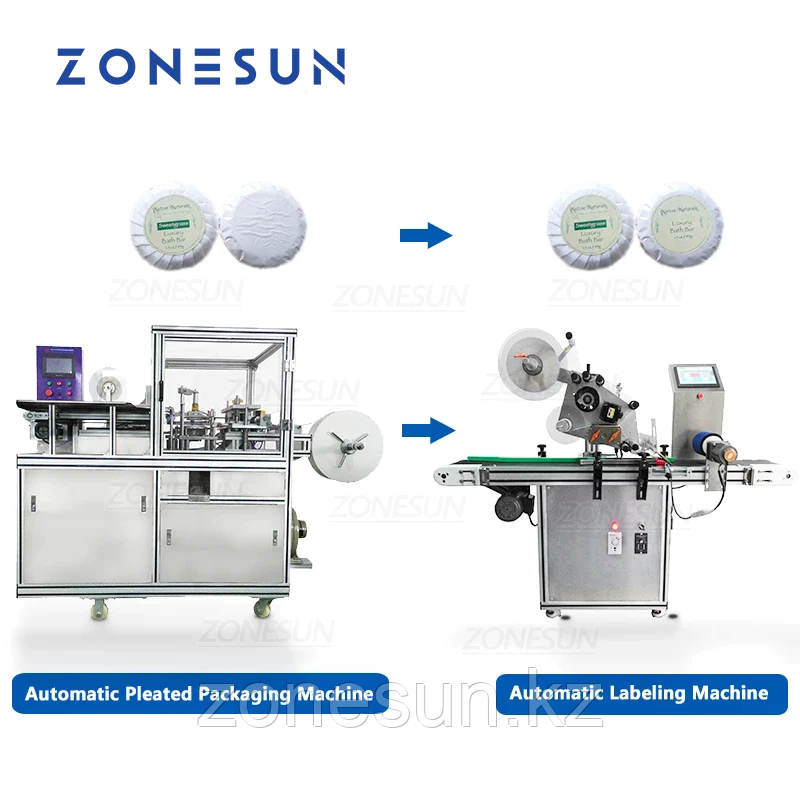 ZONESUN ZC-PK960 АВТОМАТИЧЕСКАЯ МАШИНА ДЛЯ УПАКОВКИ В ГОФРИРОВАННУЮ И ПЛОСКУЮ ЭТИКЕТКУ