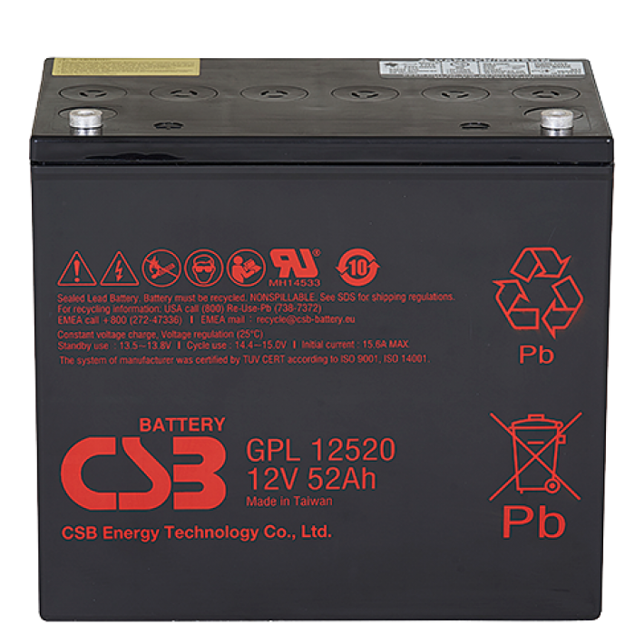 Аккумулятор CSB GPL 12520