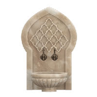 Мраморная арка АМ-61 для курны в хамам