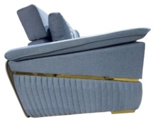 Кайен диван, обивка ткань, 360 см, серый3