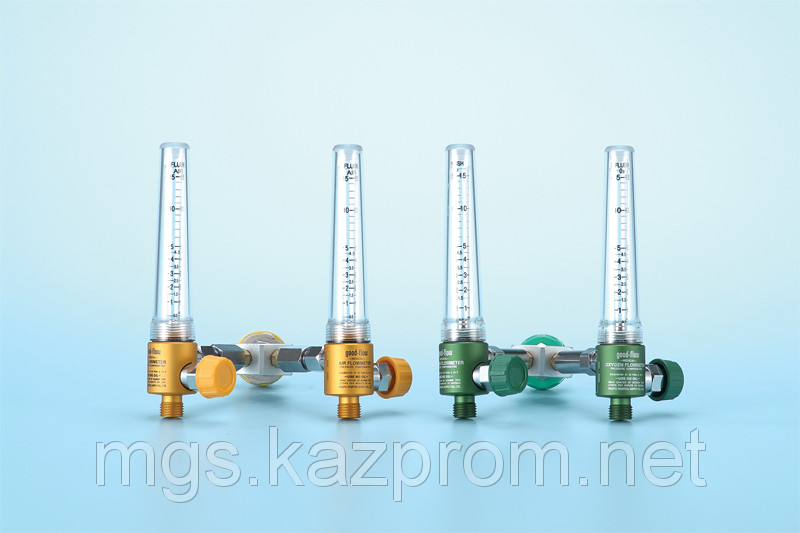 Кислородный регулятор / указатель потока сдвоенный 0-15 л/мин