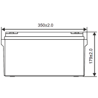 Аккумулятор WBR GPL121200 (12В, 120Ач)1
