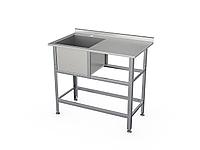 ВАННА СО СТОЛОМ И БОРТОМ ВСМС-Б-1Л.700-1550.850-1-02 (ВМС-1/700)